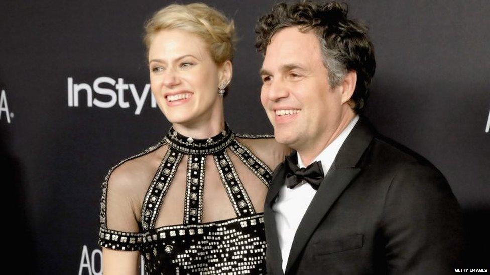 Mark Ruffalo and his wife Sunrise Coigney