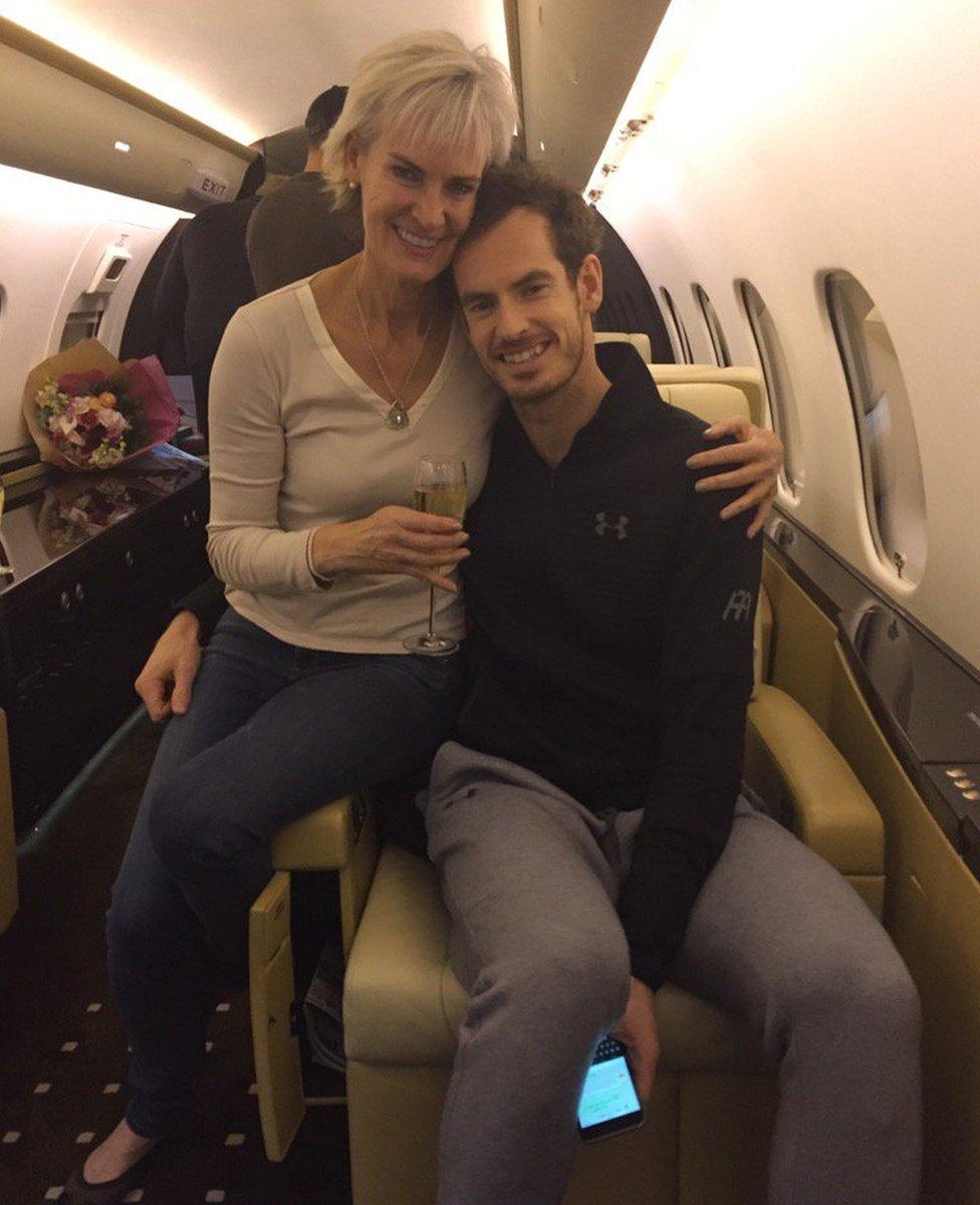 Judy and Andy Murray