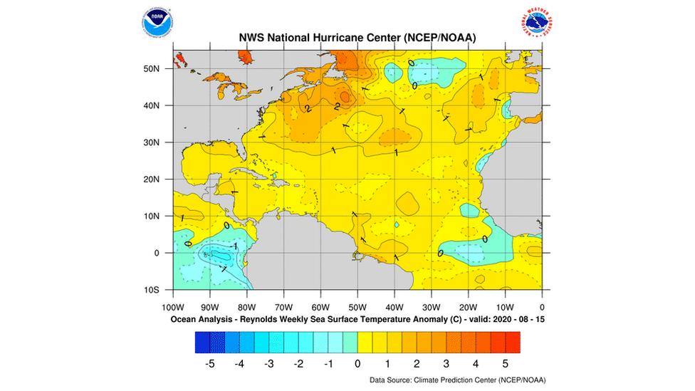 Atlantic Sea Surface Temperature anomaly forecast