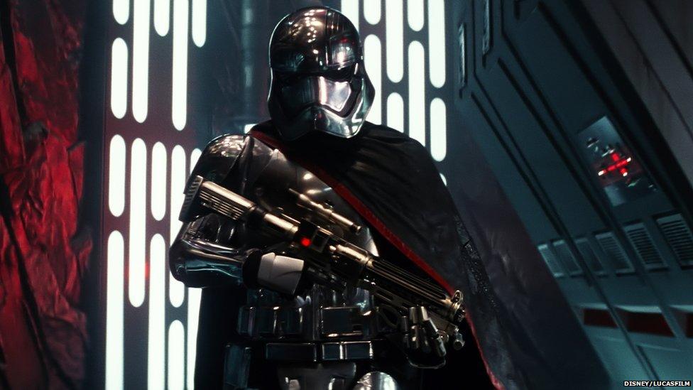 Gwendoline Christie as Captain Phasma