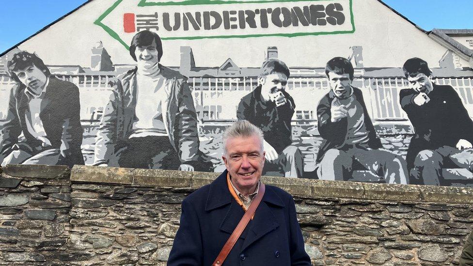 Mickey Bradley Guitarist with The Undertones