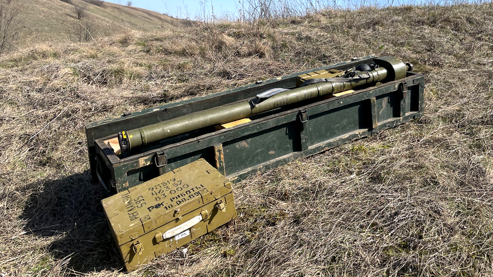 A portable missile launcher