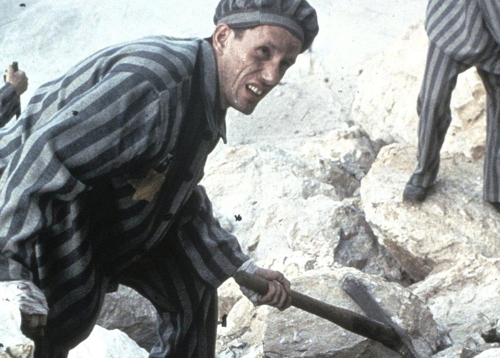 Fictional Karl Weiss in Buchenwald, 1978