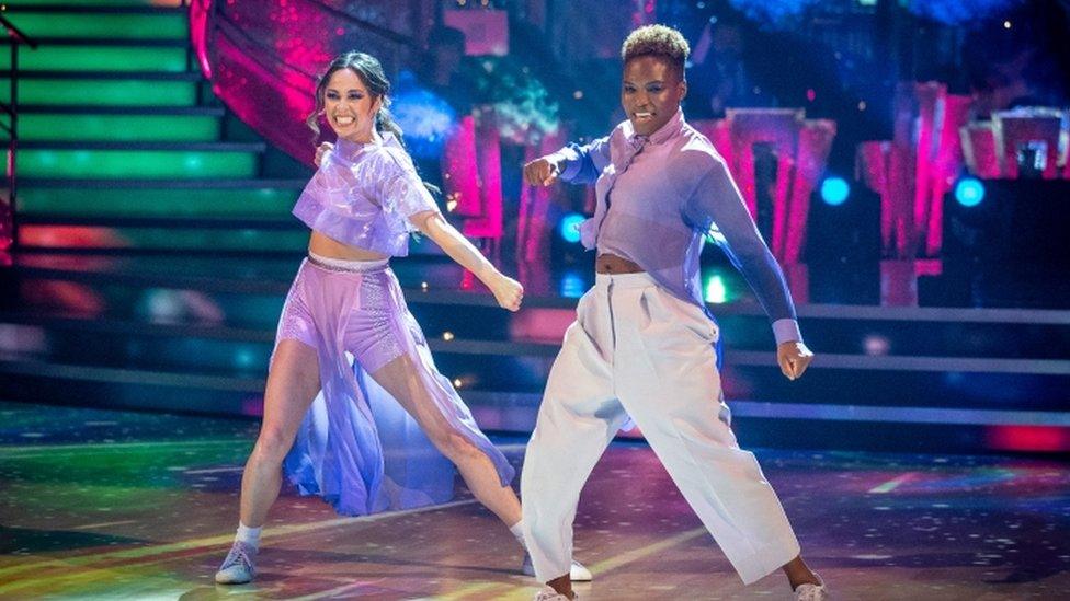 nicola adams and katya jones on Strictly come dancing