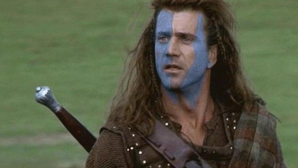 Mel Gibson in Braveheart