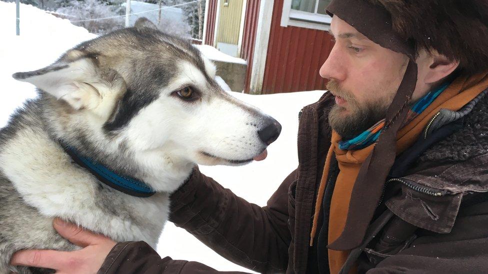 Juha and his dog