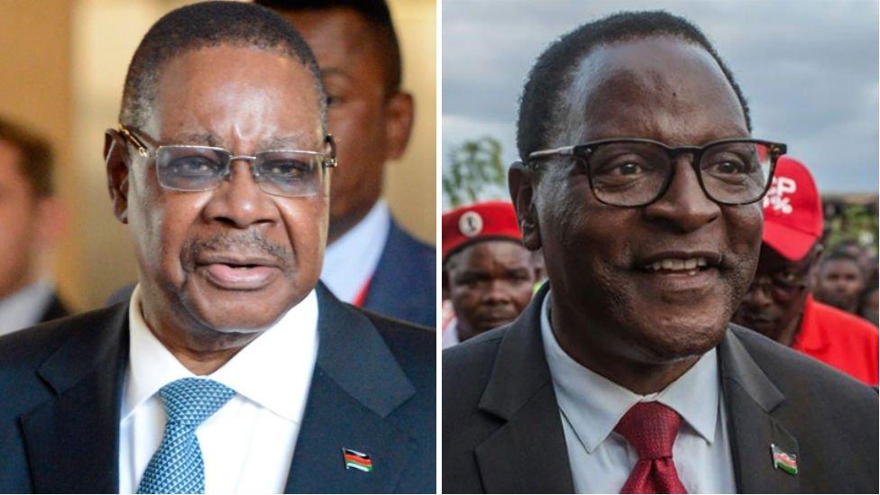 Peter Mutharika and Lazarus Chakwera