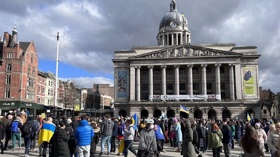 Nottingham Ukraine demo