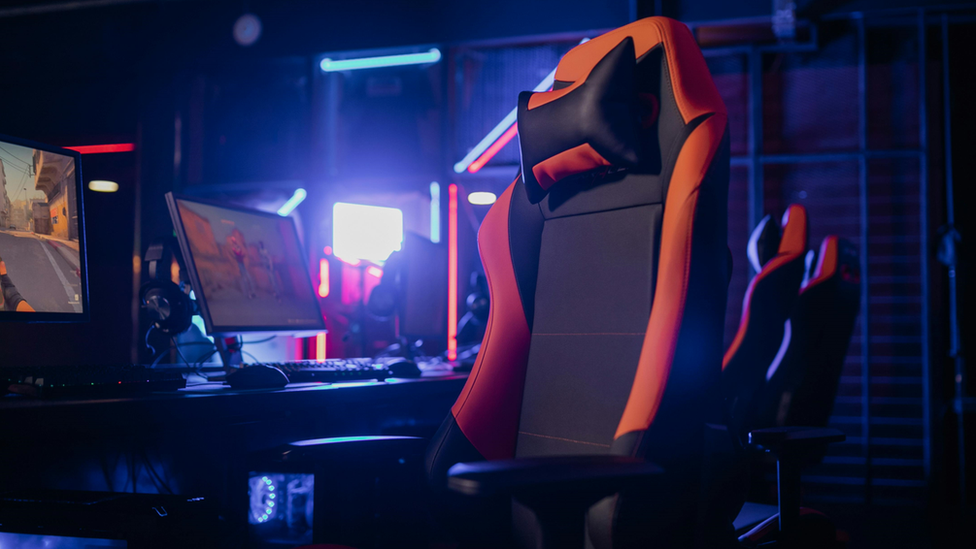 A gaming chair