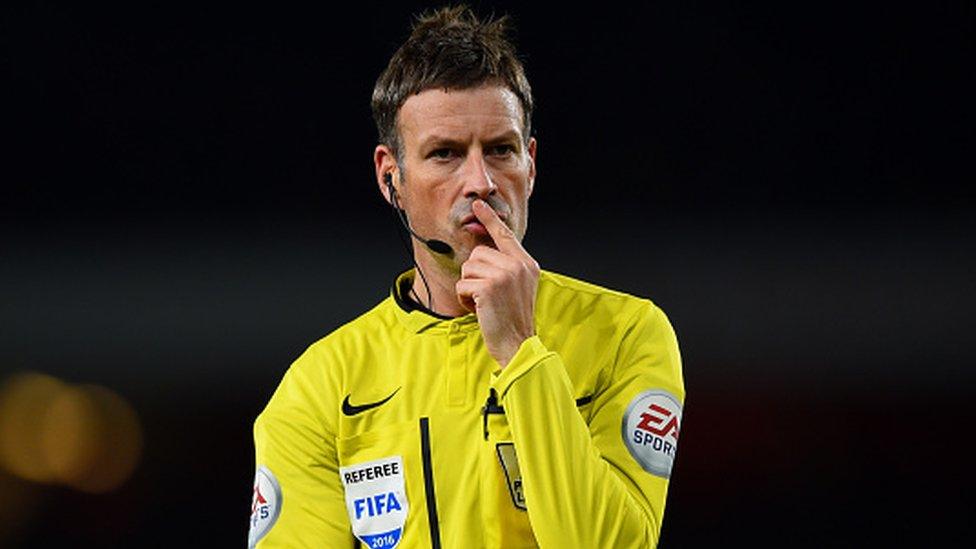 Referee Mark Clattenburg