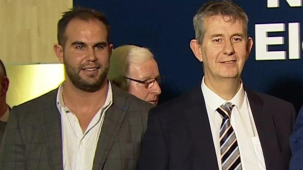 Ex-councillor Luke Poots and DUP MLA Edwin Poots