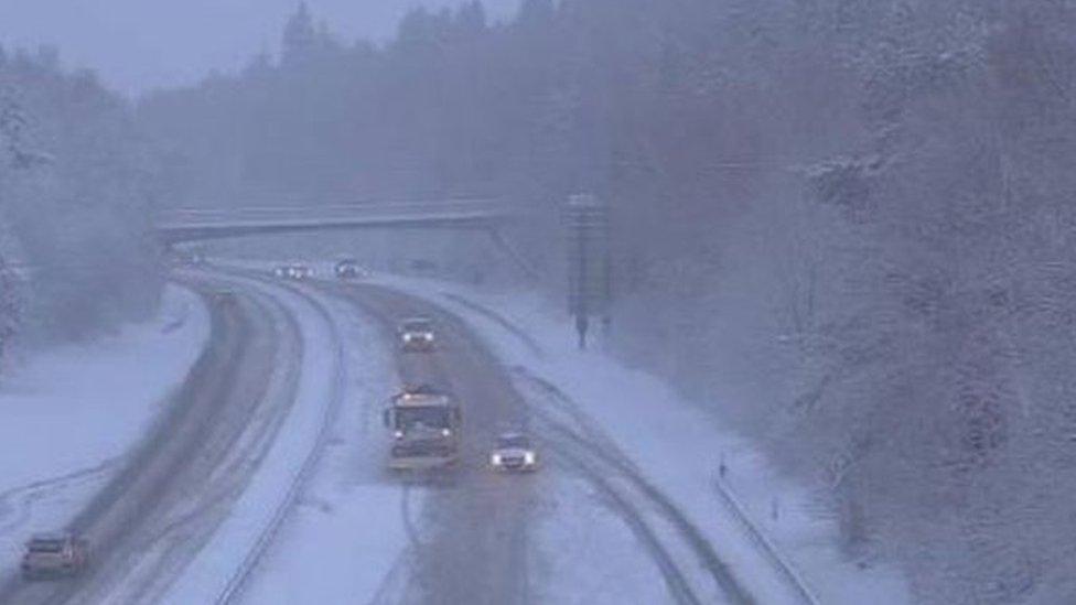 A55 in Flintshire