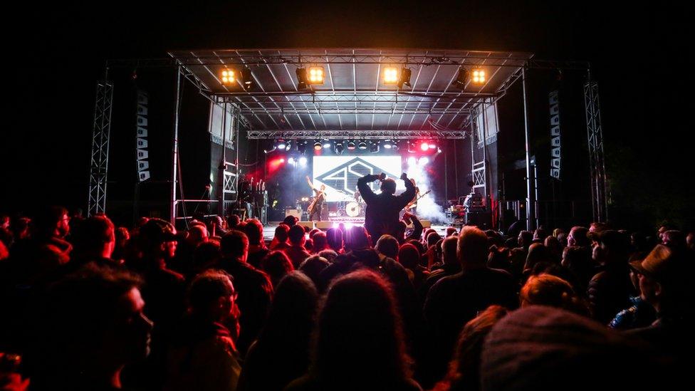 Stendhal music festival crowds cheer