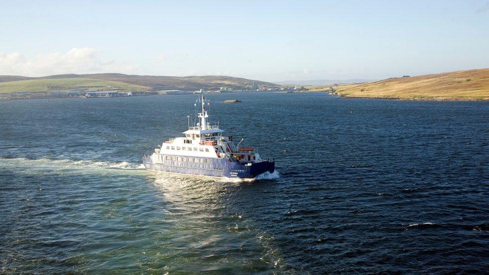 Ferry between Lerwick and Bressay