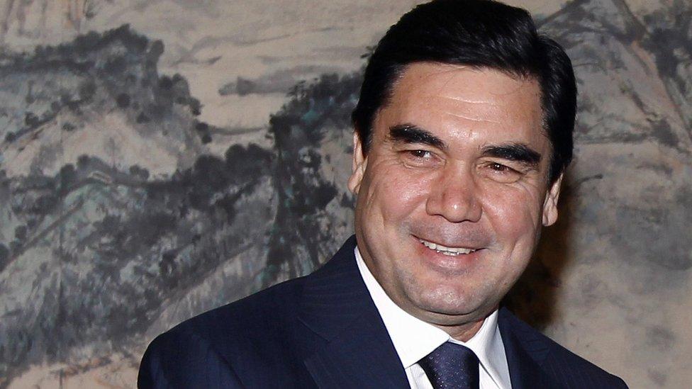 Turkmen President Kurbanguly Berdymukhamedov