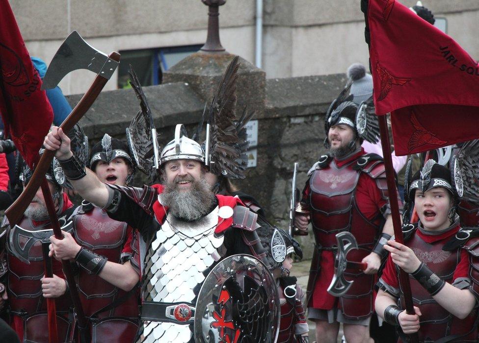 Up Helly Aa participants