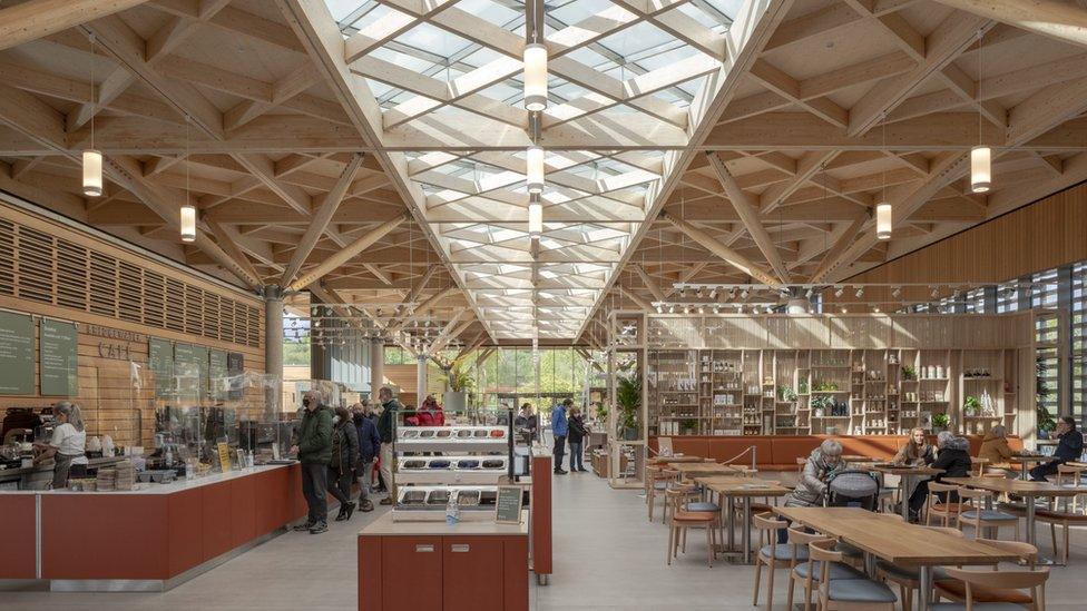 The Welcome Building at RHS Garden Bridgewater