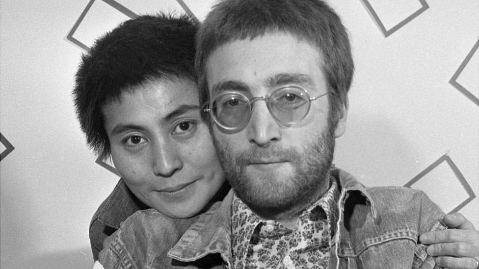 Yoko Ono and John Lennon