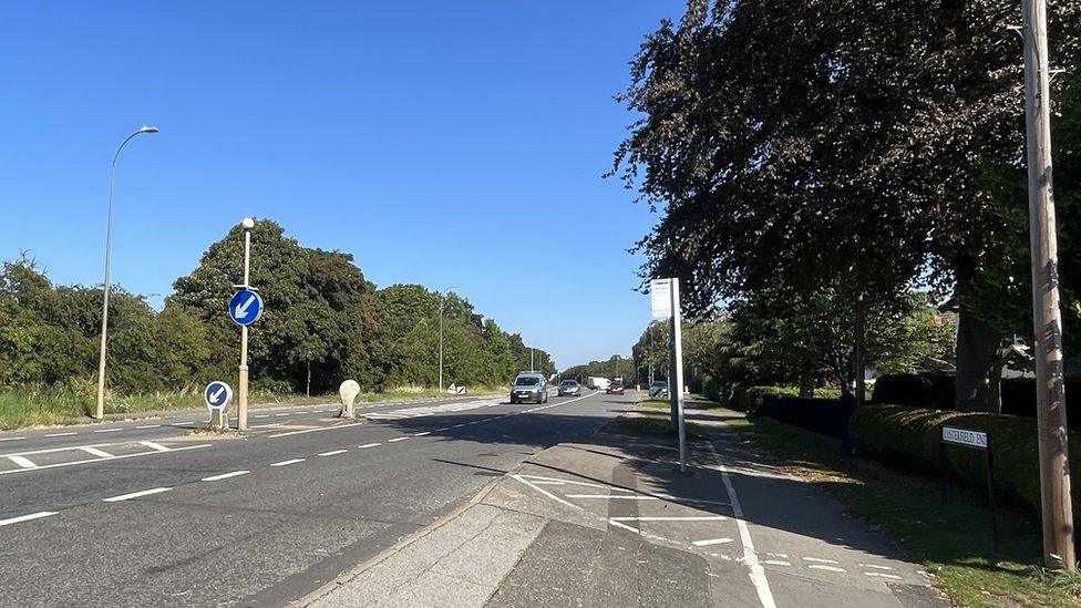 The A46 at Nettleham