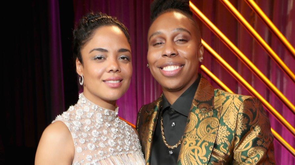 Tessa Thompson and Lena Waithe