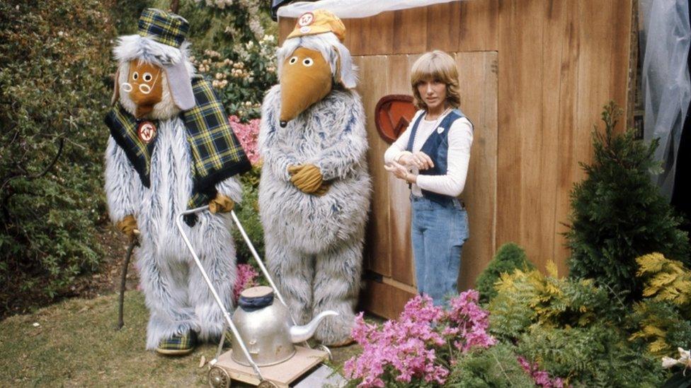 The Wombles and lesley judd