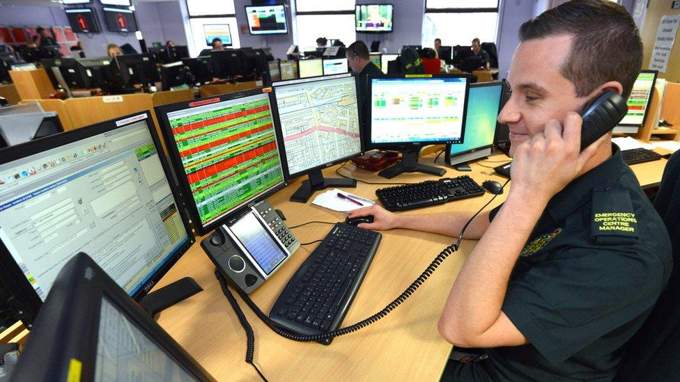 Secamb emergency operations centre