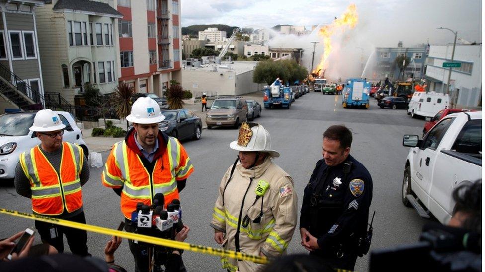 Fire crews San Francisco