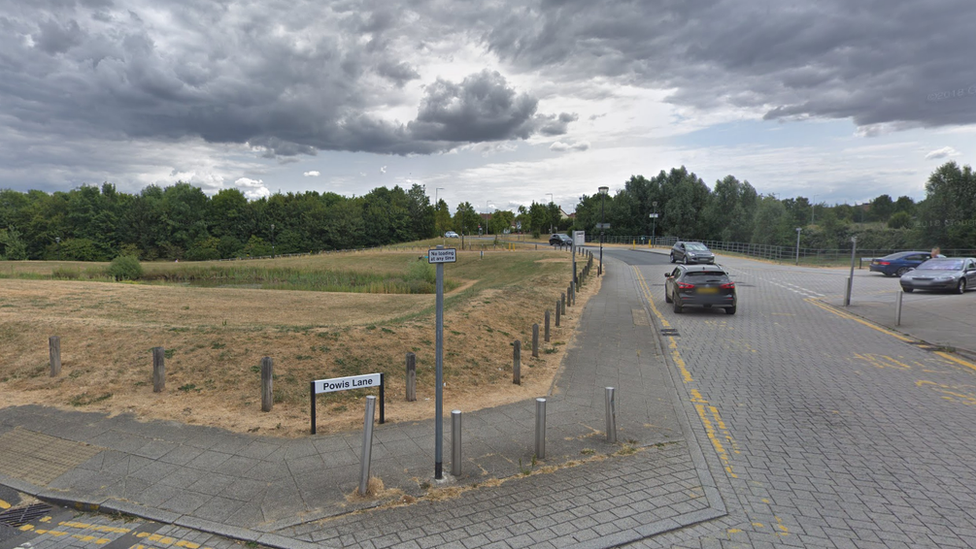 Powis Lane in Milton Keynes