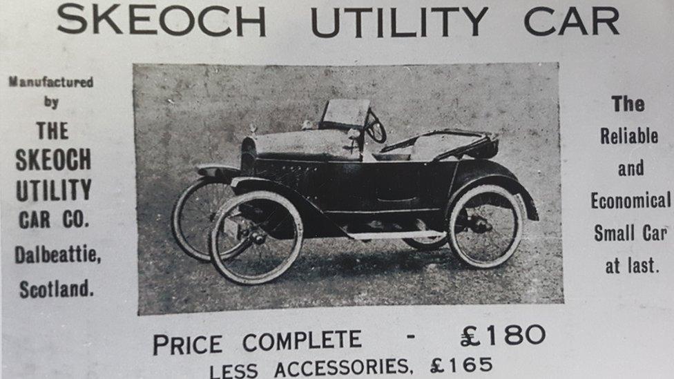 Skeoch Utility car advertisement