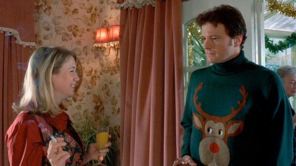 Renee Zellweger and Colin Firth in Bridget Jones's Diary