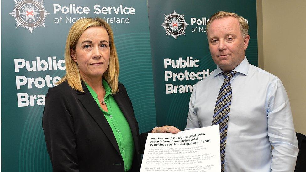 psni launch leaflet drop into mother and baby home investigation