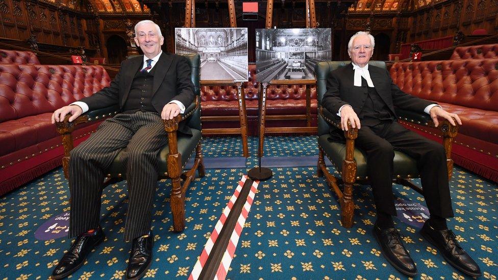 Sir Lindsay Hoyle and Lord McFall