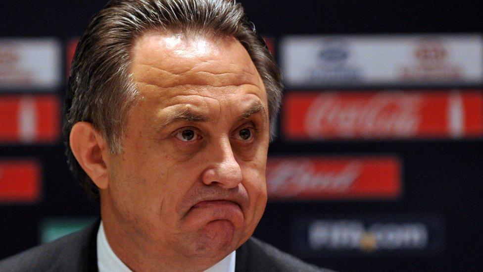 Russian Sports Minister Vitaly Mutko