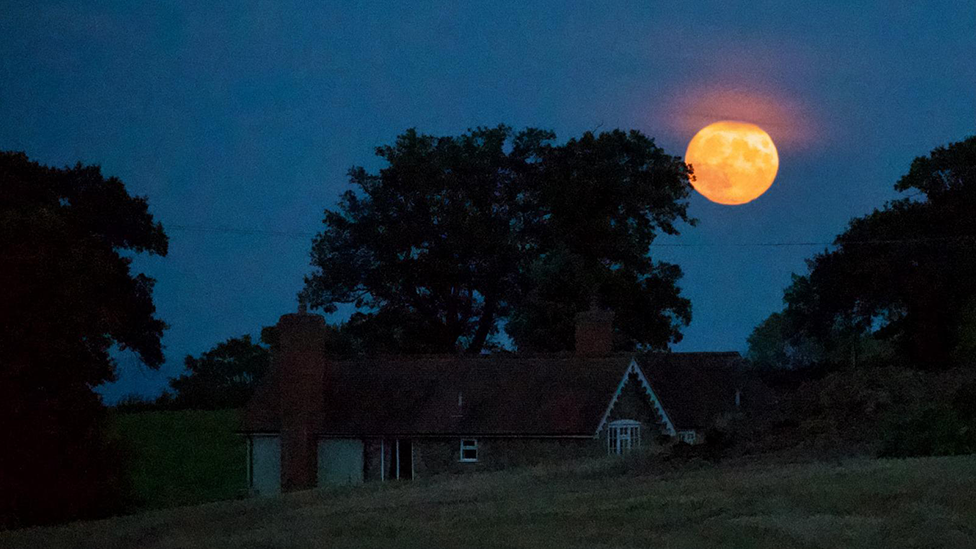 Moon over Yatton