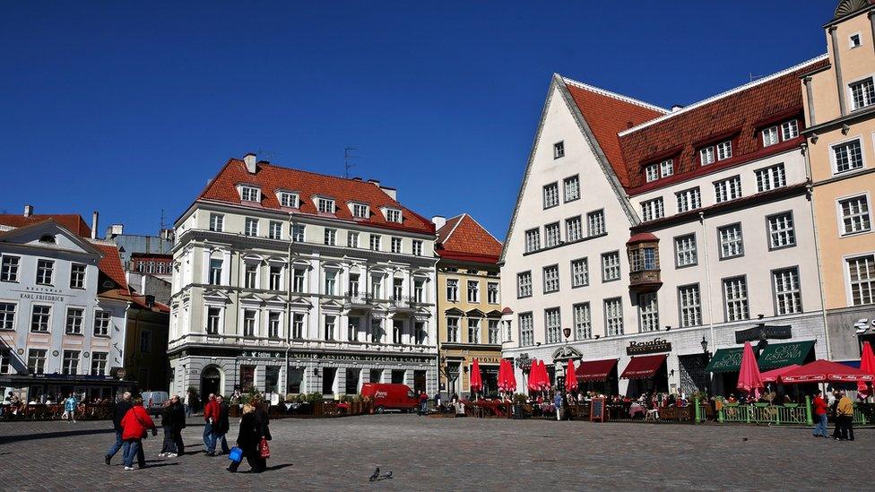 The old city in Tallinn