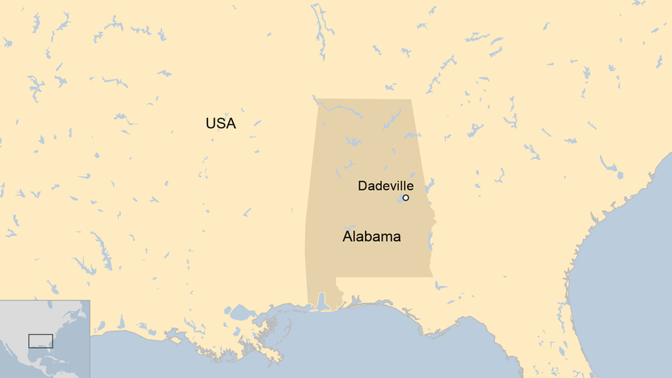 Alabama map