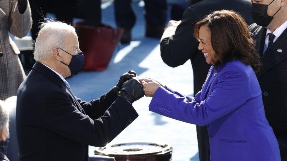 Biden and Harris