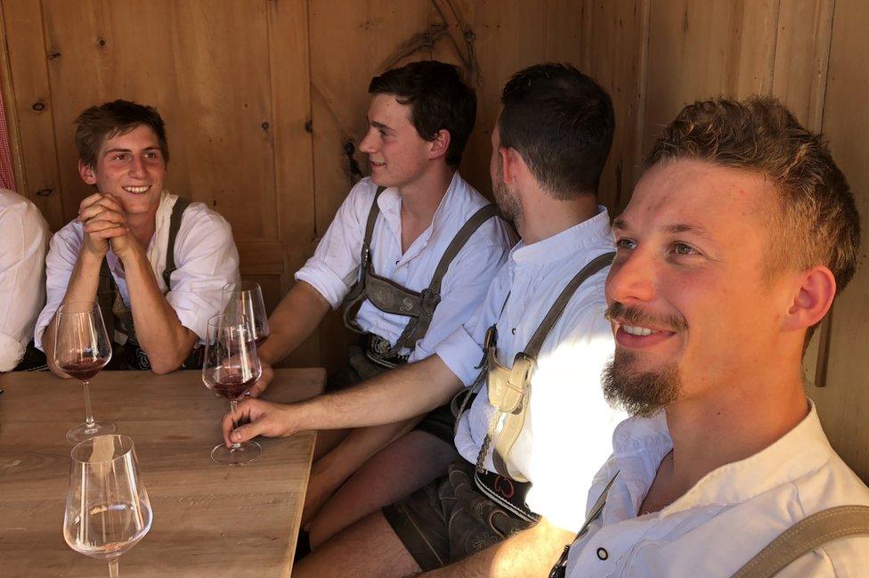 Men in Lederhosen