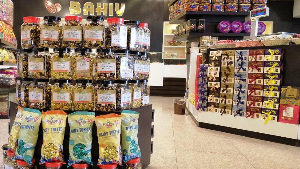 sweets in an Iraqi shop