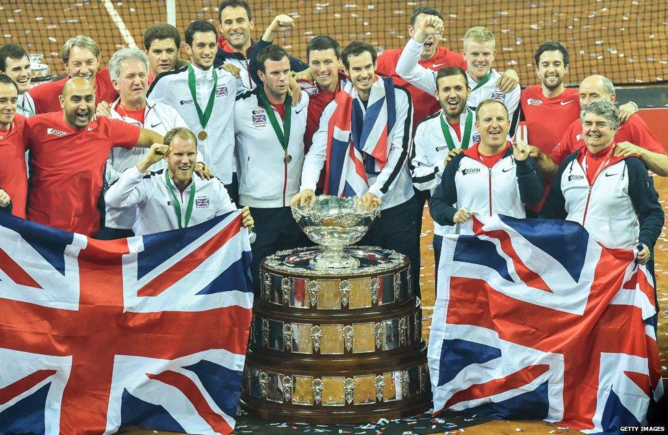 Great Britian Davis Cup team