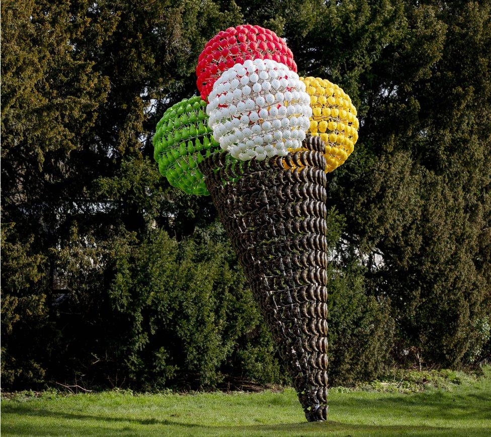 Joana Vasconcelos at Yorkshire Sculpture Park