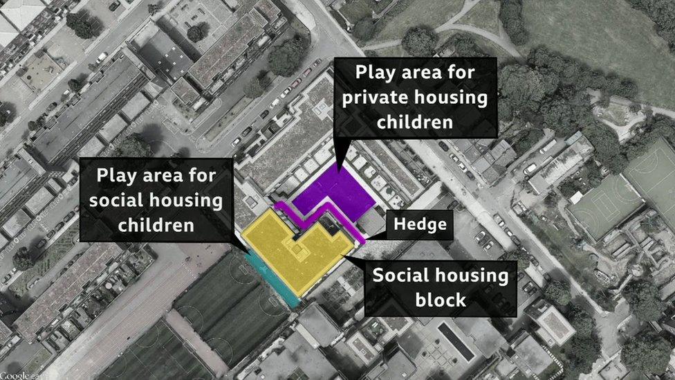 Layout of Baylis Old School development