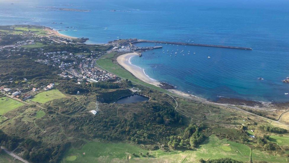 Alderney aerial