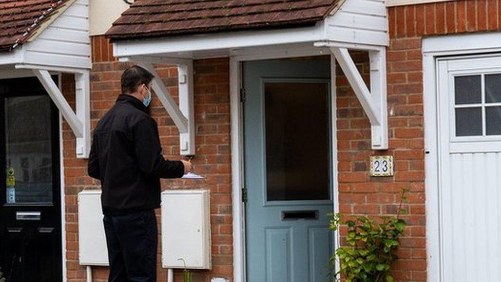 Firefighters delivering tests in Broxbourne