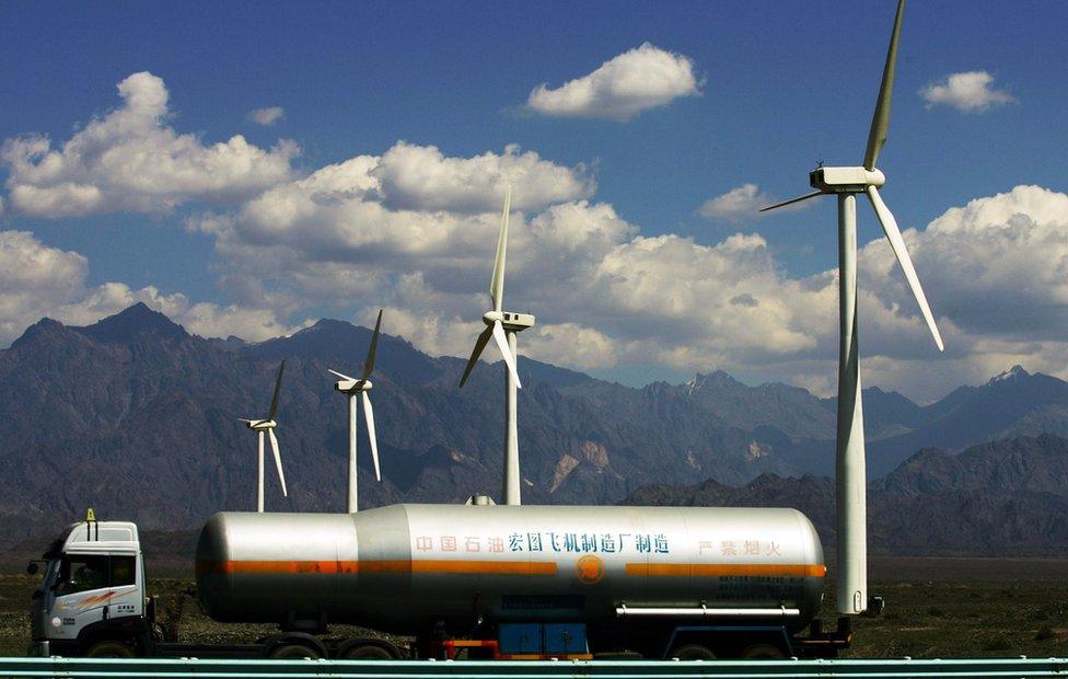 Wind farm, China