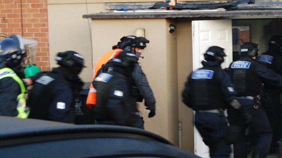 Police raid