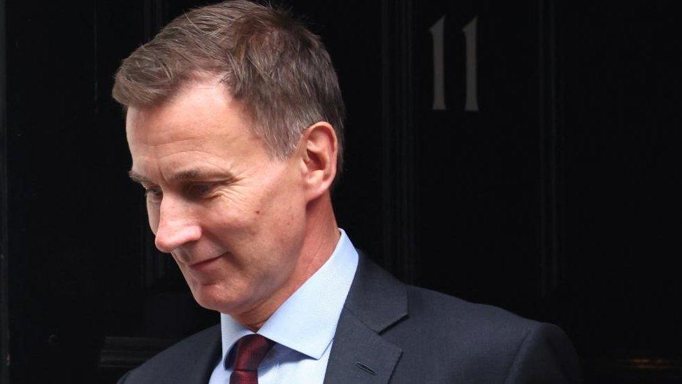 Jeremy Hunt in Downing Street