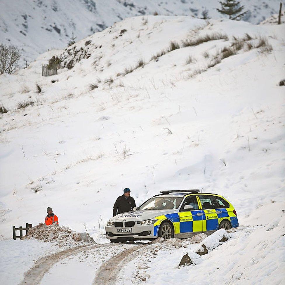 Rest and be Thankful police car