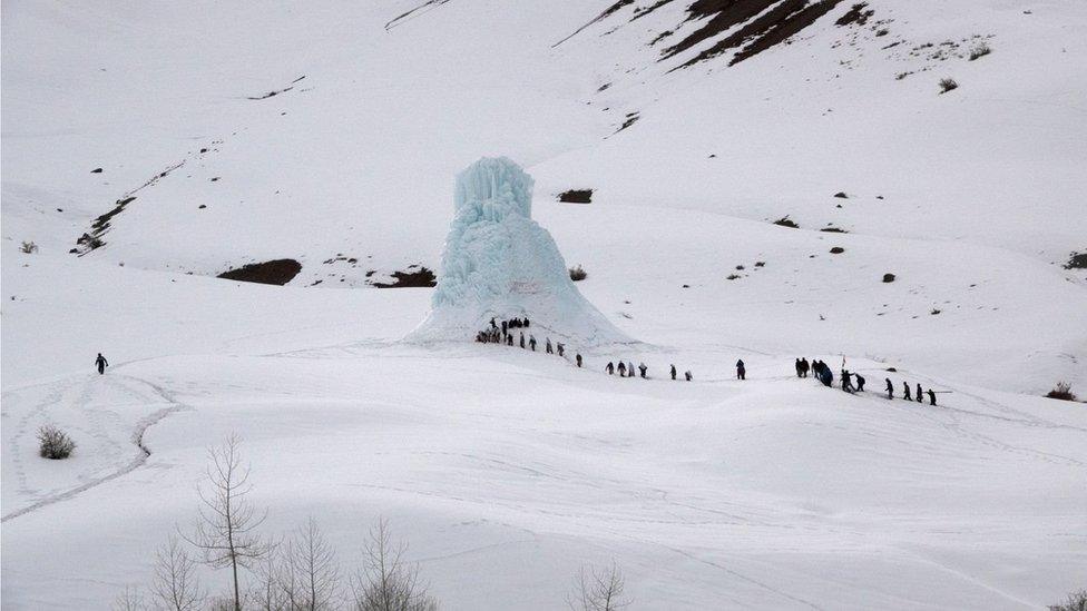 ice stupas