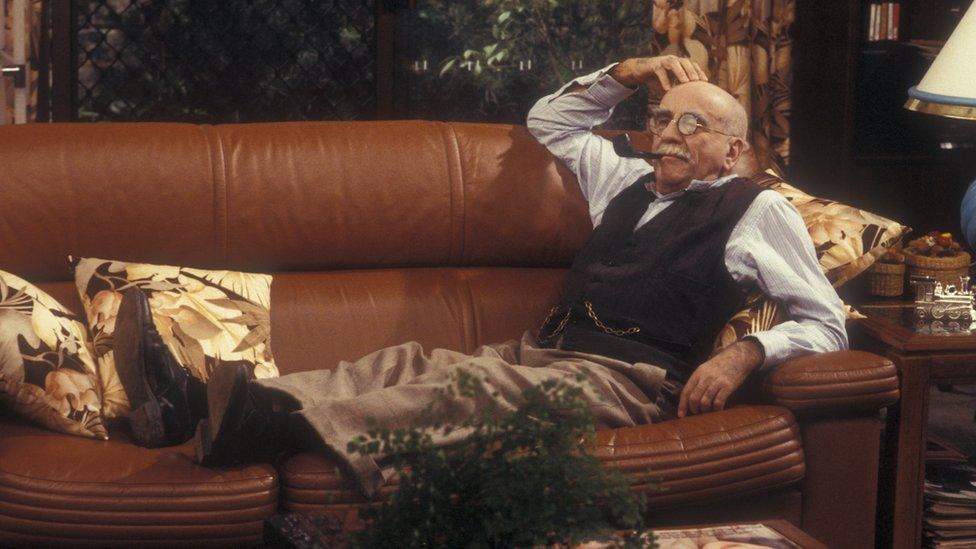 Warren Mitchell in In Sickness and in Health in 1989